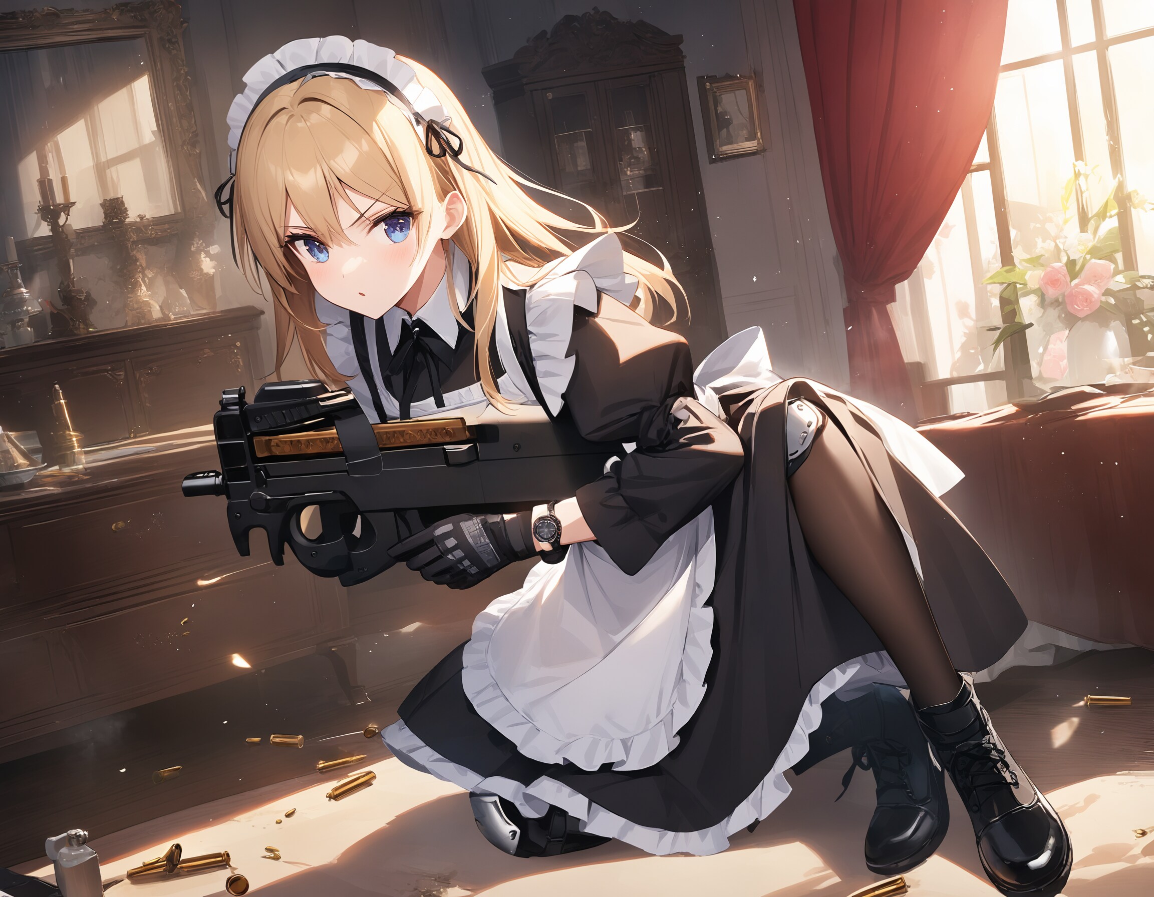 屋敷を滅茶苦茶にしてくれちゃって！ | の人気AIイラスト・グラビア