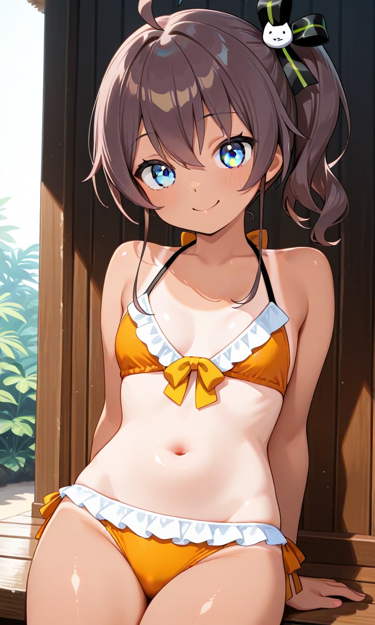 夏色まつり　日焼け