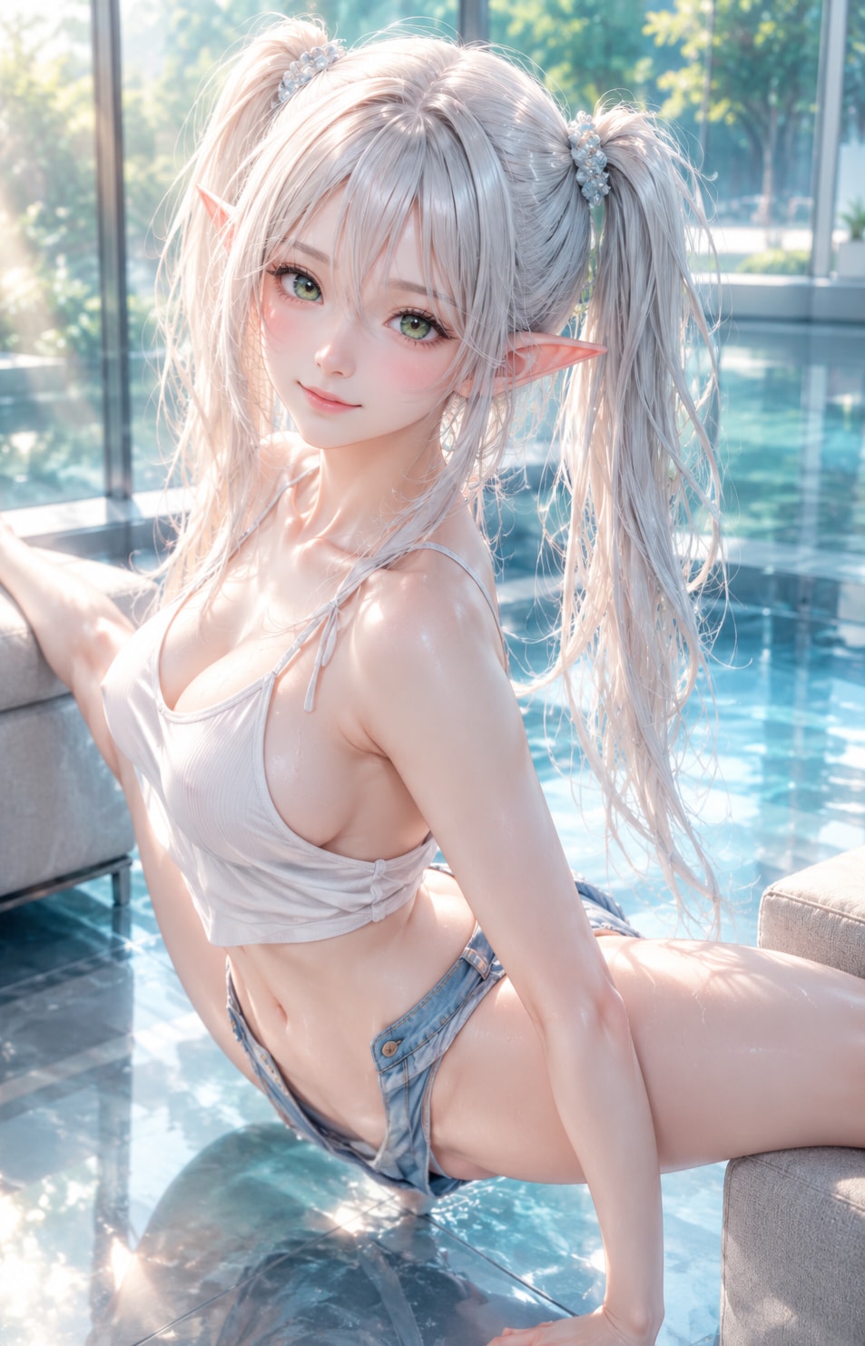 エルフさんギリギリ