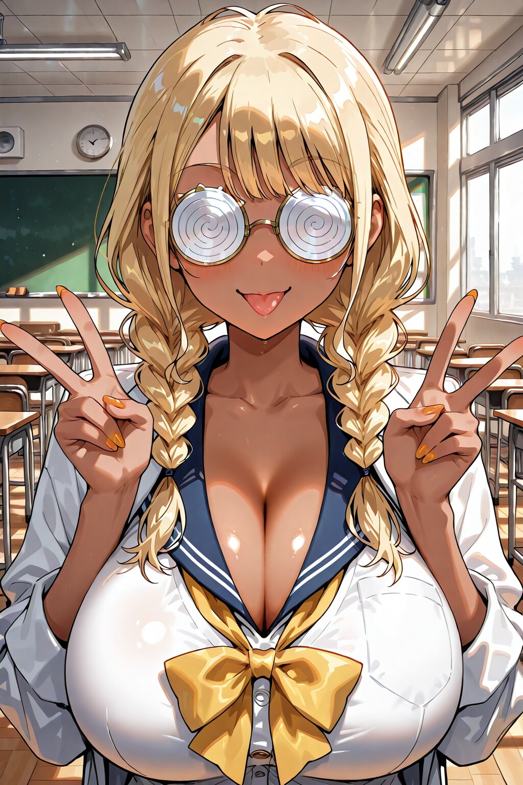 ギャル化研究者おさげちゃん