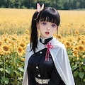 栗花落カナヲのコスを彼女に 3枚目