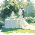 Bride and groom 結婚披露宴 3枚目