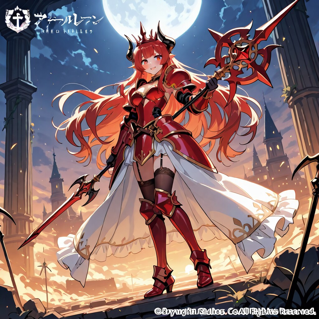 赤い魔族姫 | の人気AIイラスト・グラビア