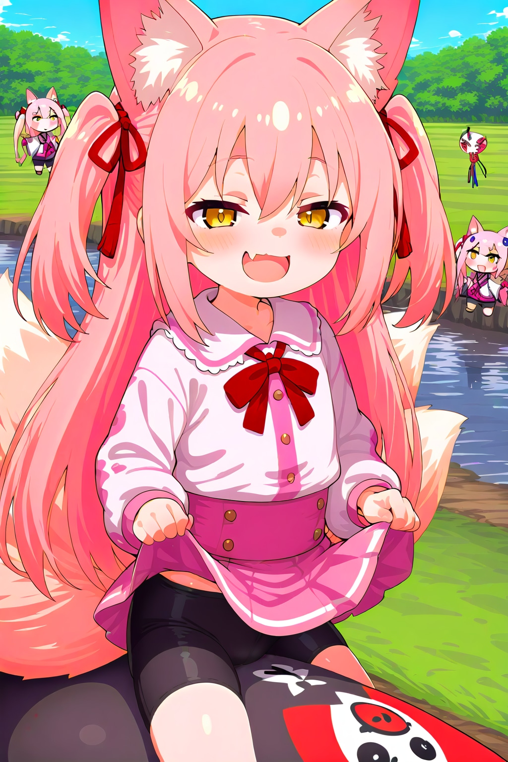 忍者のように凧に乗せたかったけど諦めたやつ | の人気AIイラスト・グラビア