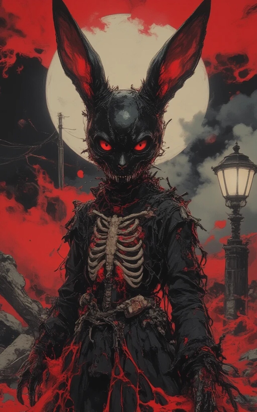 月夜のダークバニー