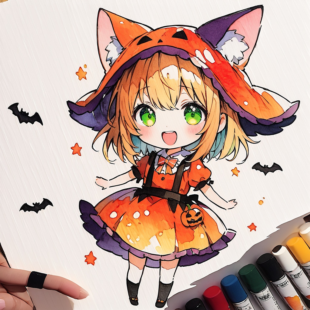 初ハロウィン | の人気AIイラスト・グラビア