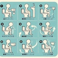 トイレの使用方法 2枚目