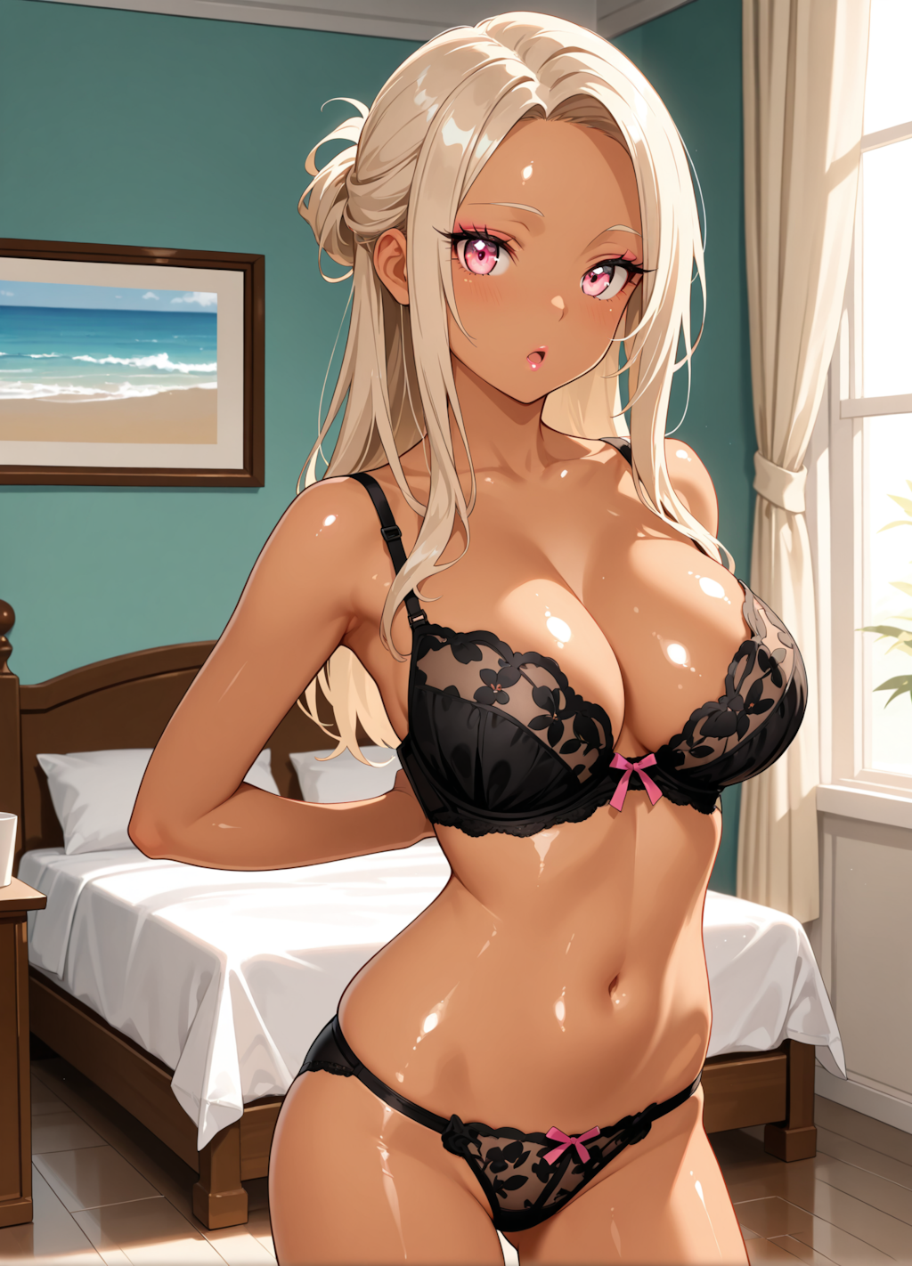 黒ギャルちゃんの黒下着　その2