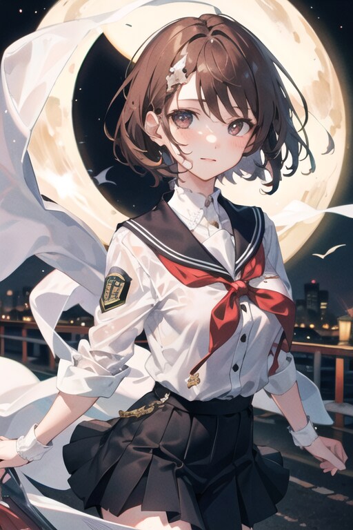 月夜の帰り道