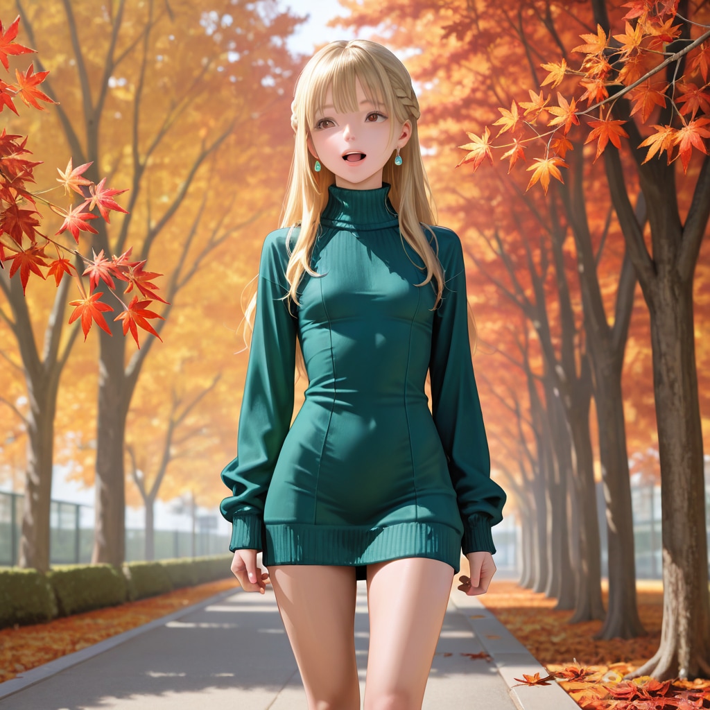 澪奈 sweater dress (1)