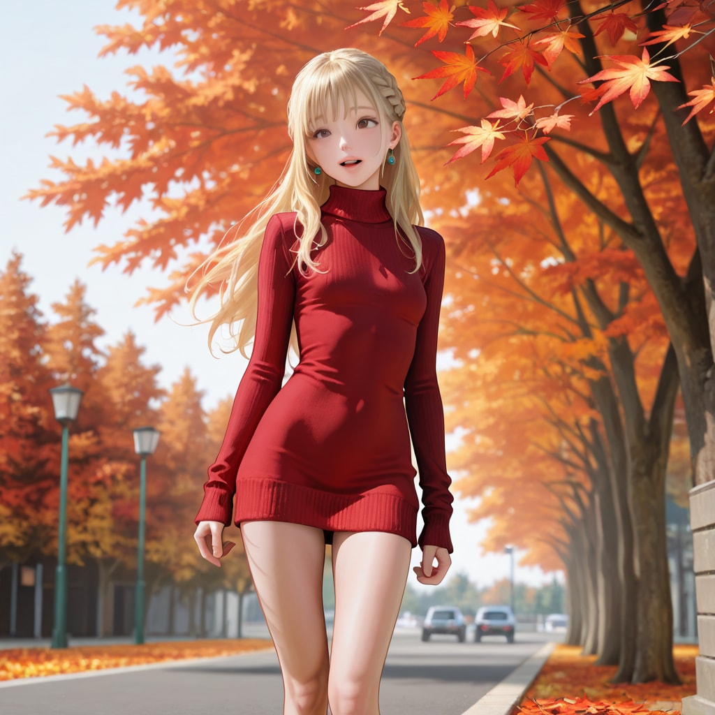 澪奈 sweater dress (1)