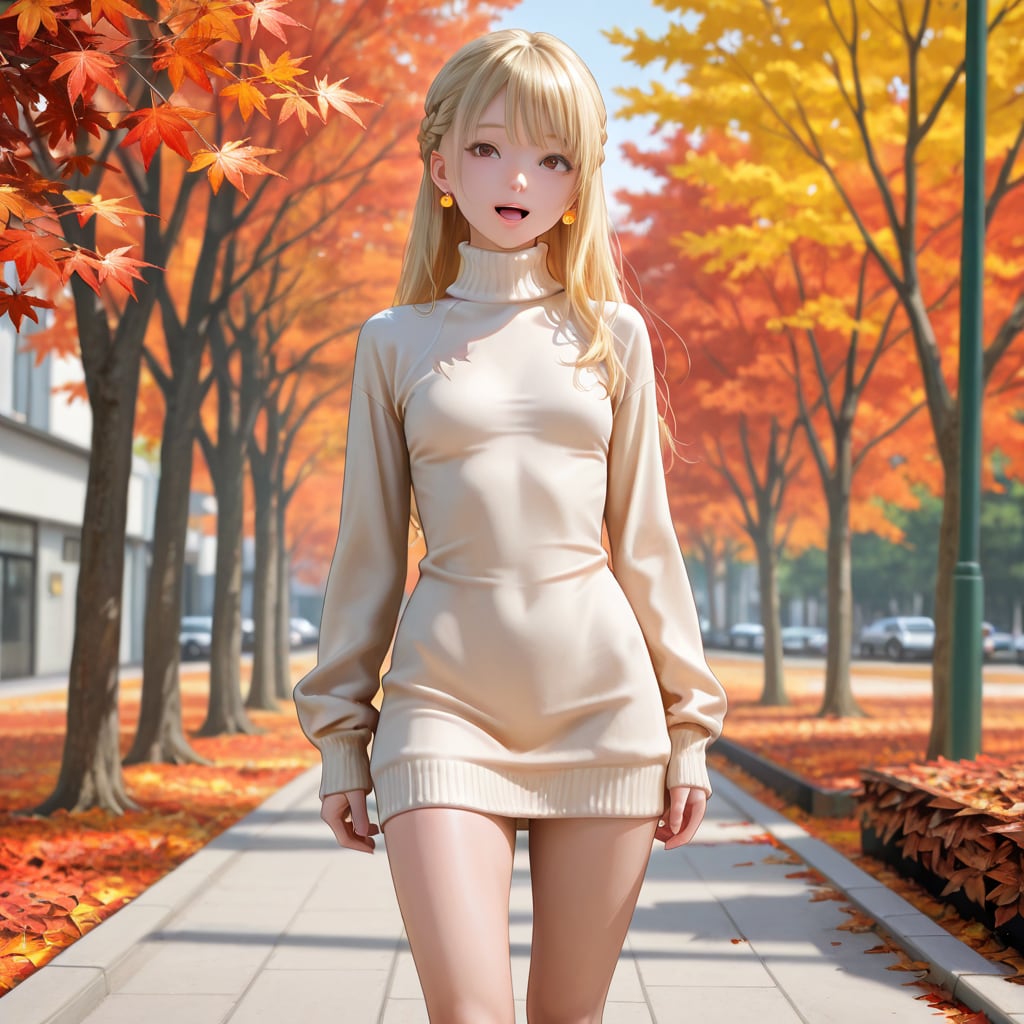 澪奈 sweater dress (1)