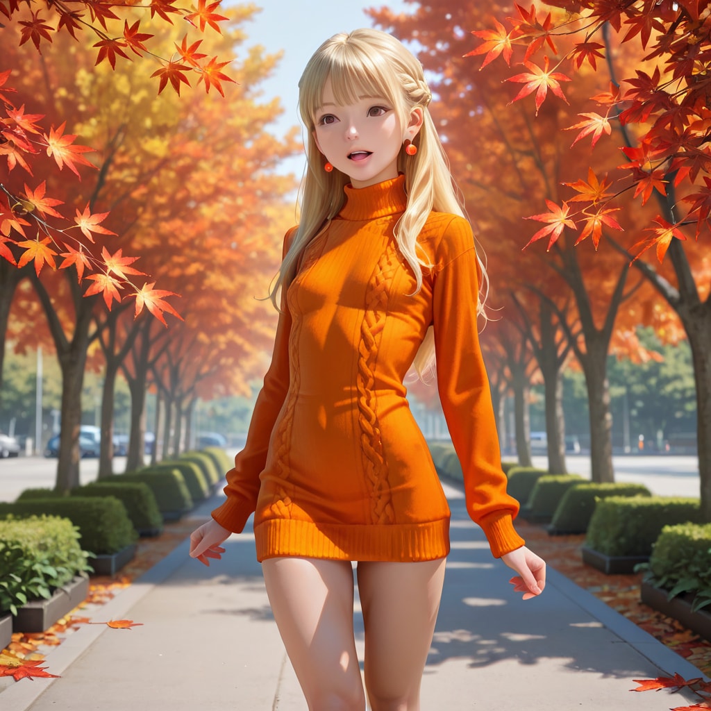 澪奈 sweater dress (1)