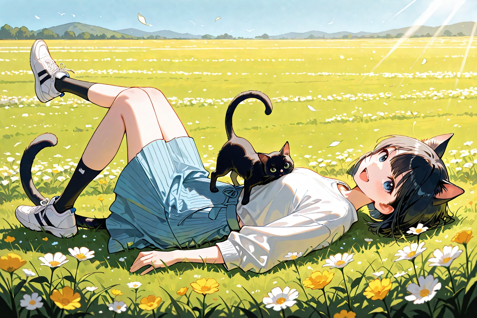 おい黒にゃんこそこ代われ | の人気AIイラスト・グラビア