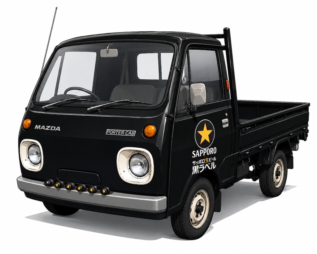 マツダ ポーターキャブ 黒ラベル仕様特別車