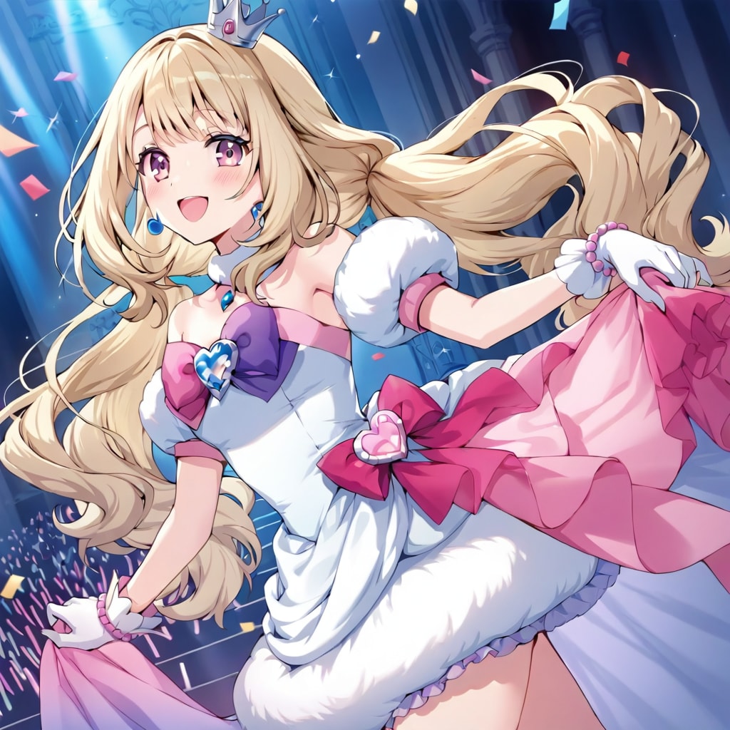 お城のお姫様の華麗なダンスです。
