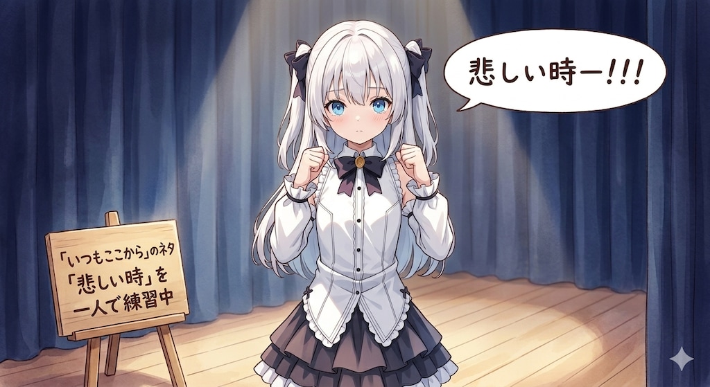 悲しいときー！