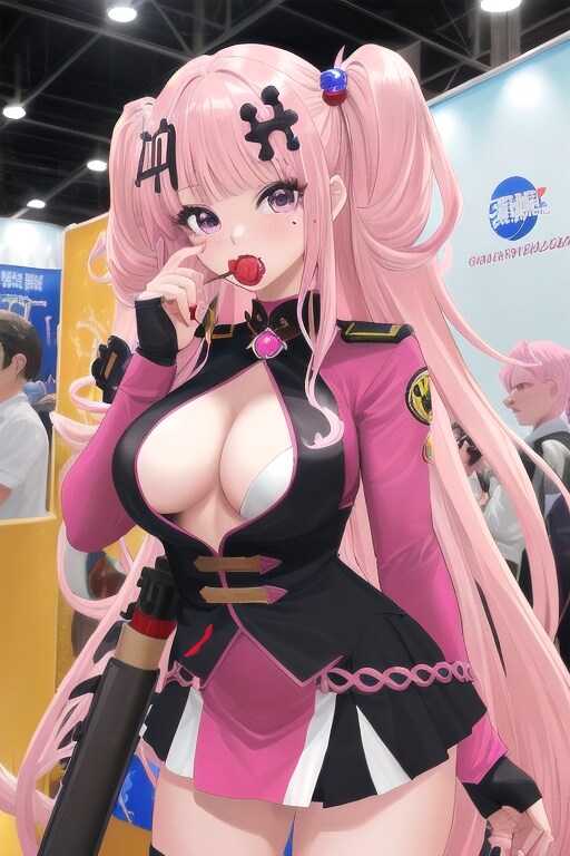東京ゲームショウ2025のコスプレコンパニオン