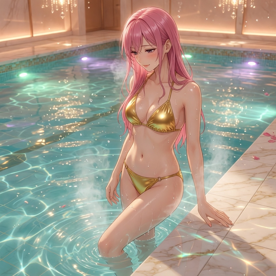 ピンク髪おねーさんの金色週間