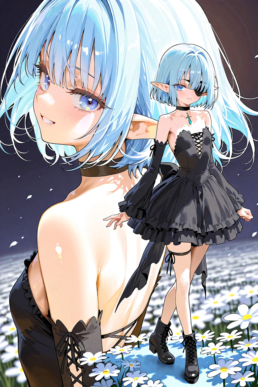 エルフなLARIMARちゃん ※別衣装ver | の人気AIイラスト・グラビア