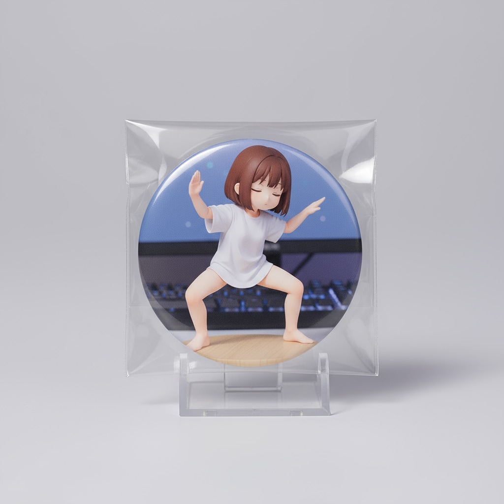 全然いらない缶バッジ