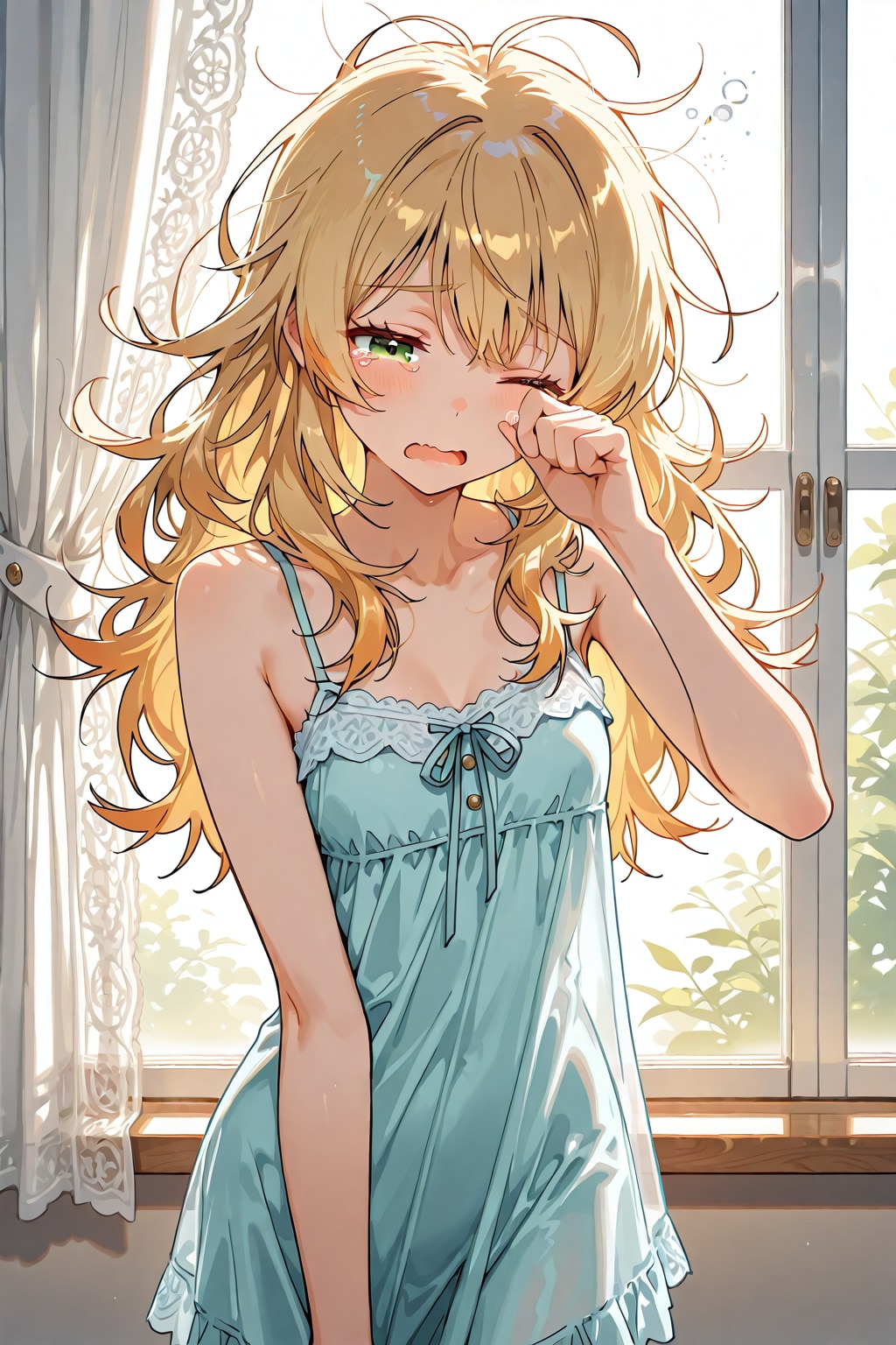 寝起き