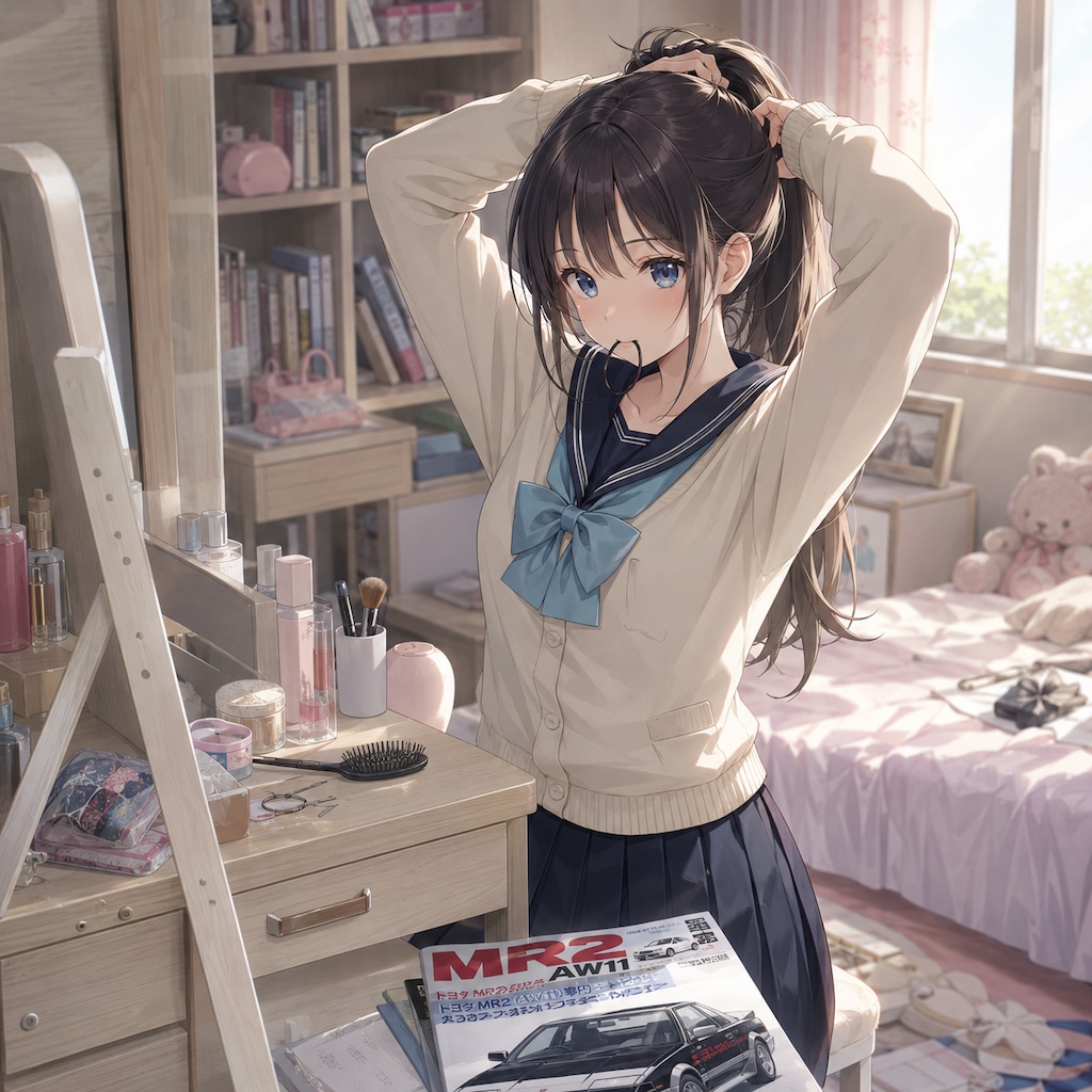 ポニーテールちゃん😆