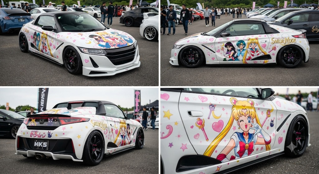 セーラームーン痛車S660