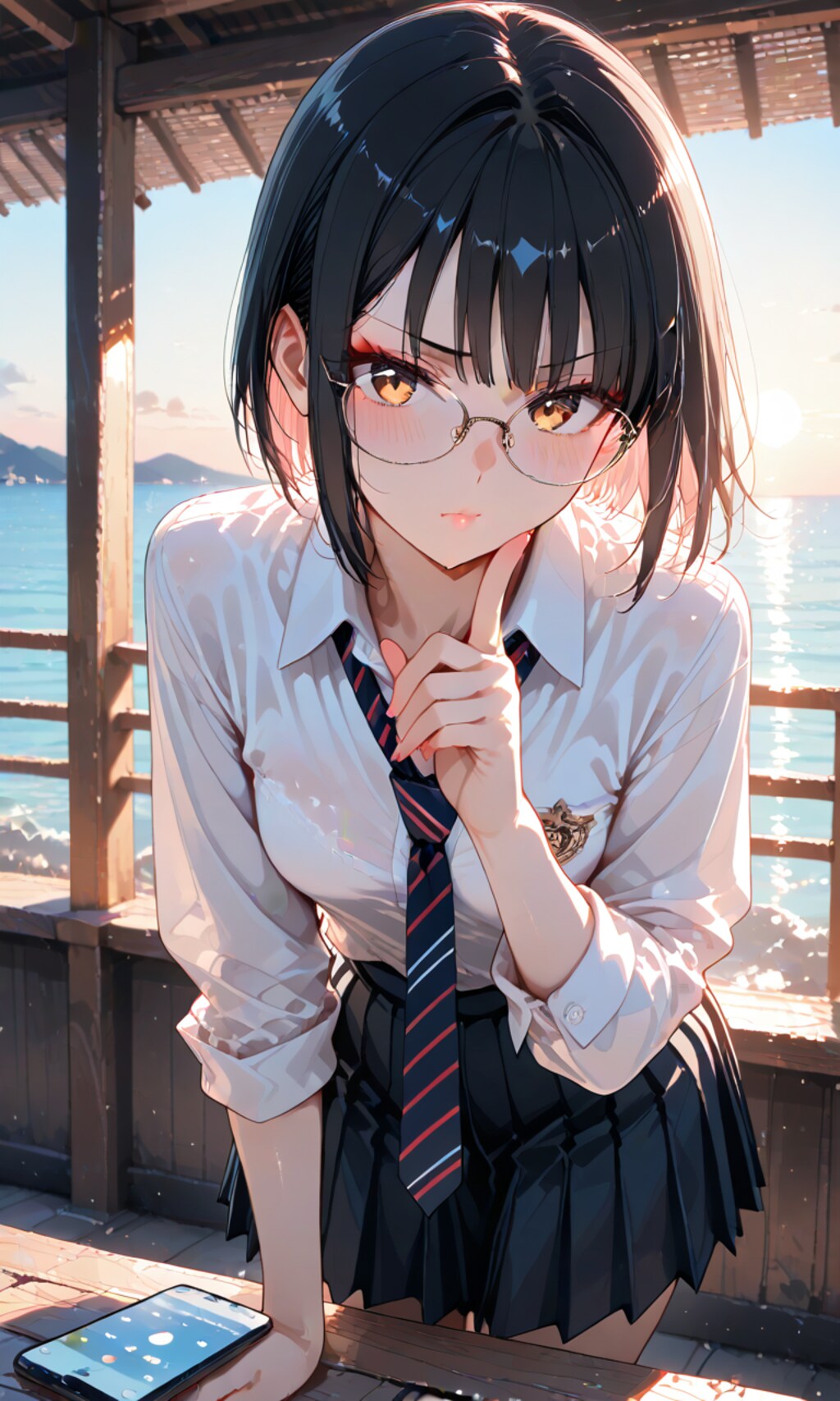 何かを思いついた子