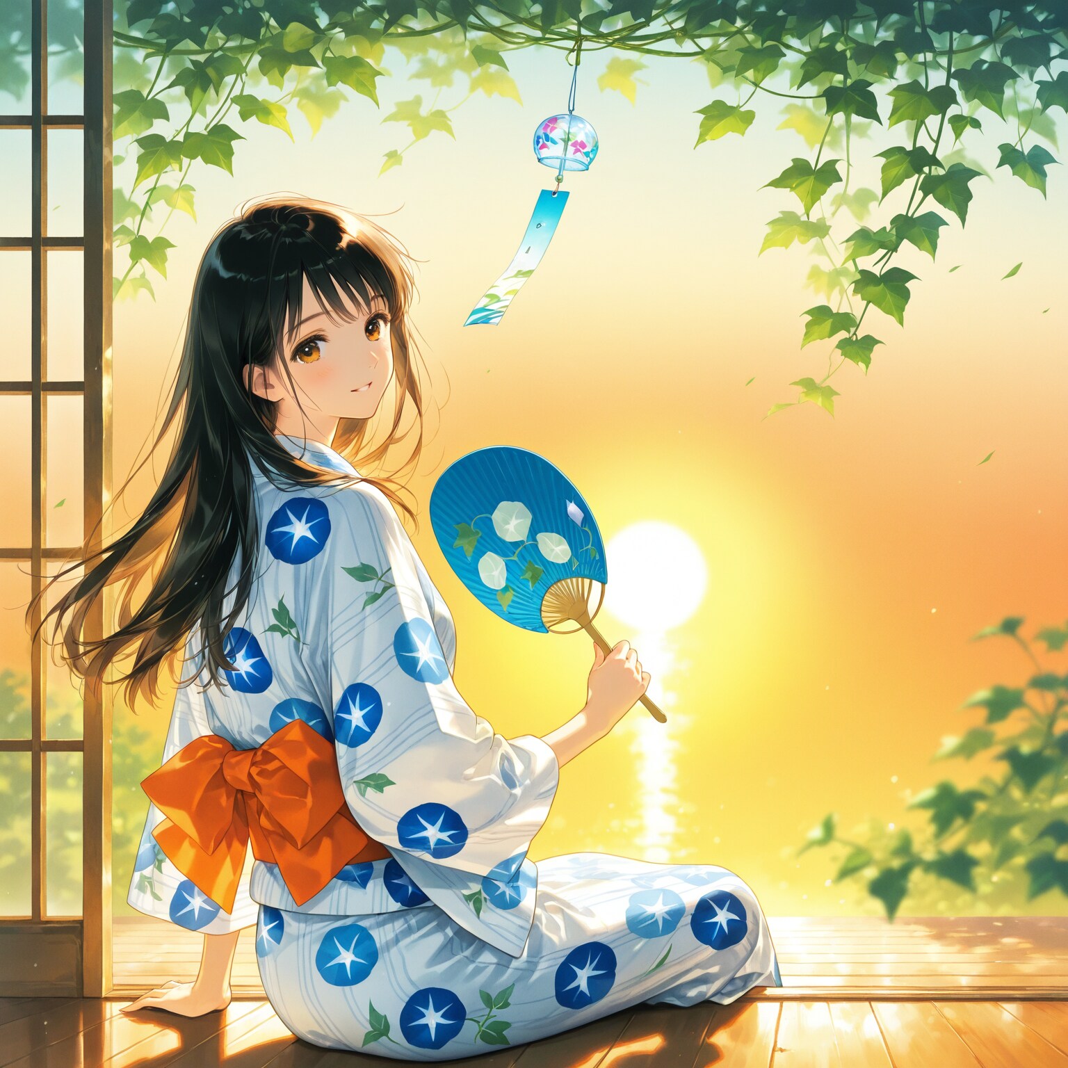 夕陽 | の人気AIイラスト・グラビア