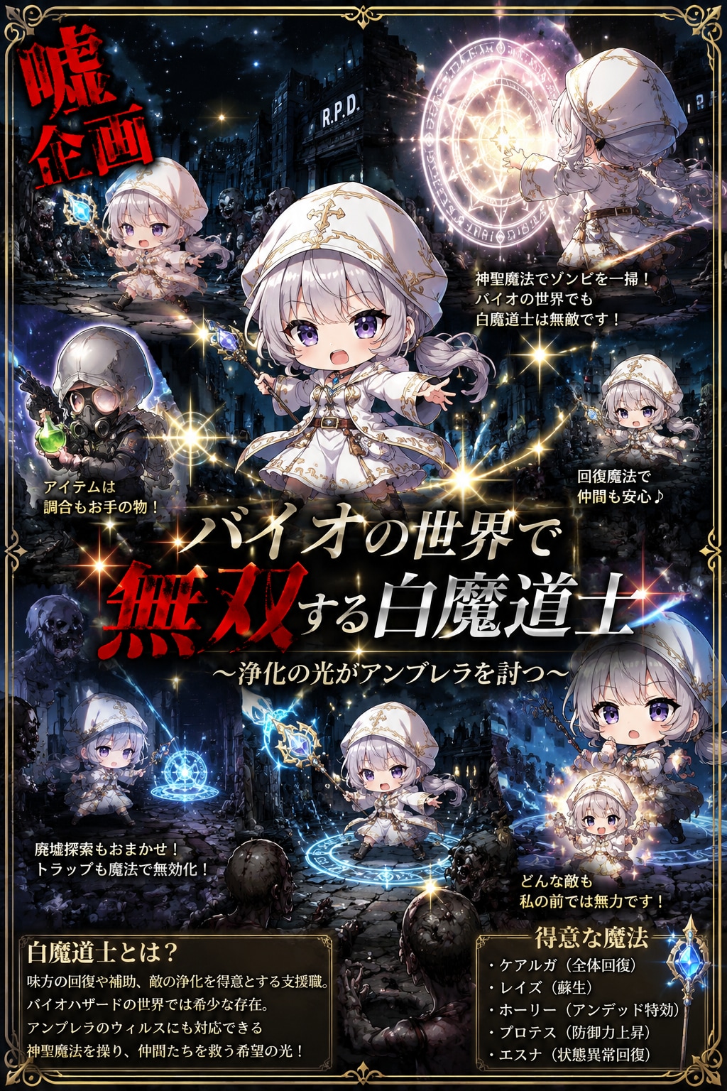 バイオの世界で無双する白魔道士