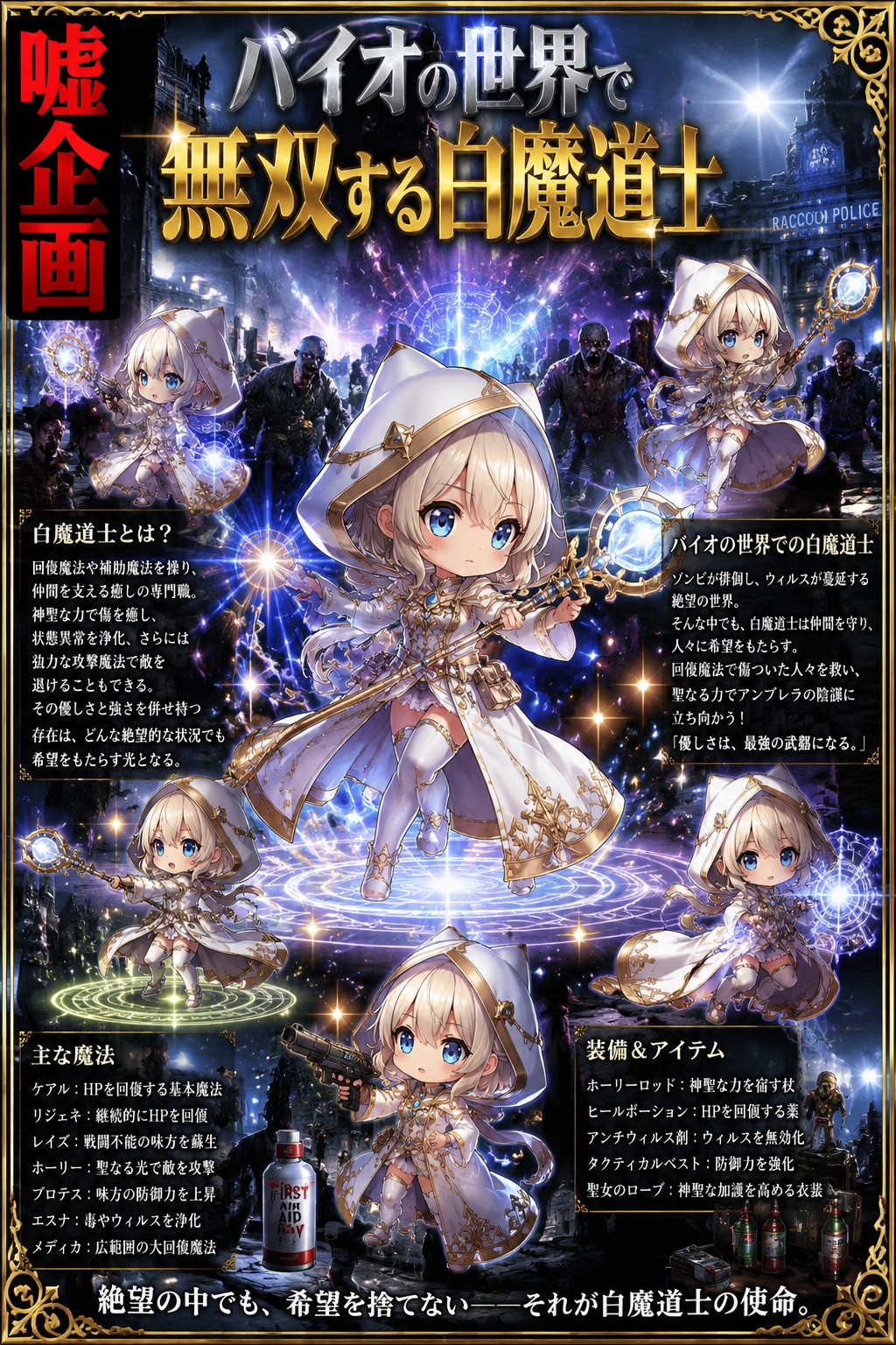 バイオの世界で無双する白魔道士