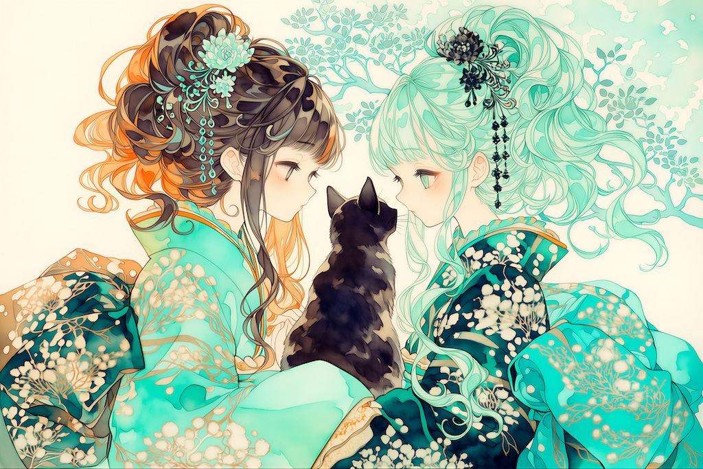 猫と翡翠の乙女