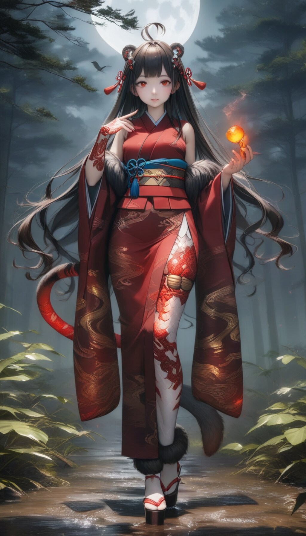 鵺：人への変化など容易い事……意外かえ？