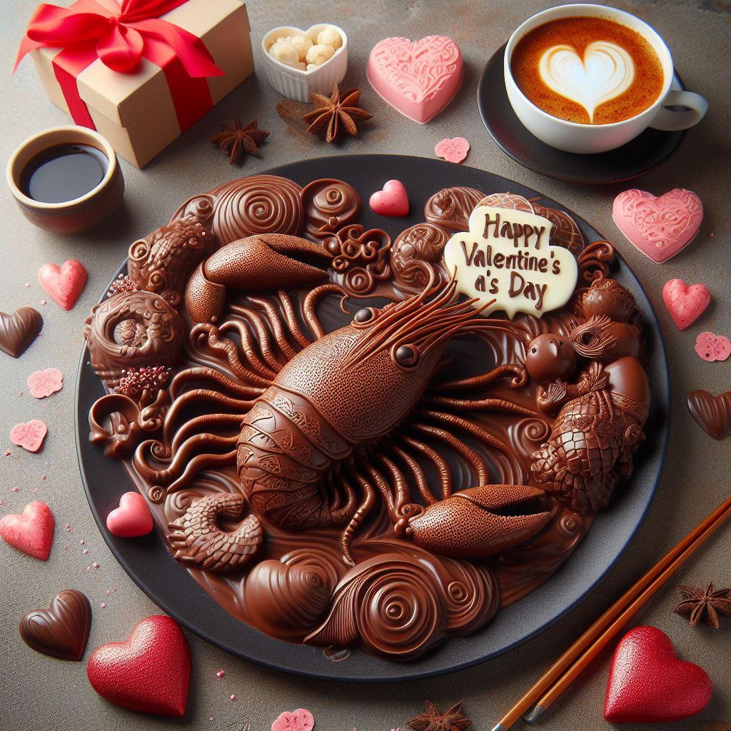 seafood noodleチョコ♡（Dalle版）