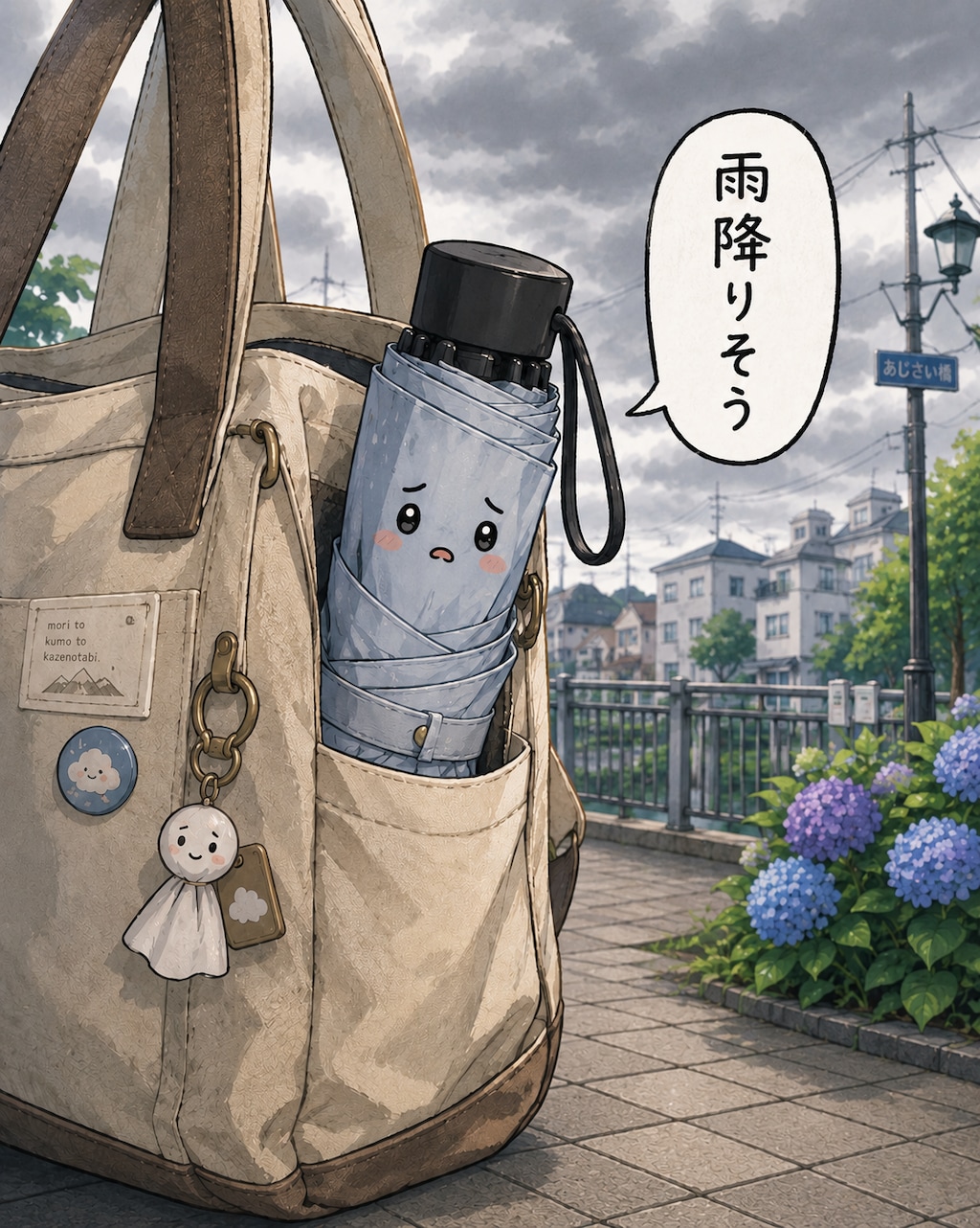 雨降りそう