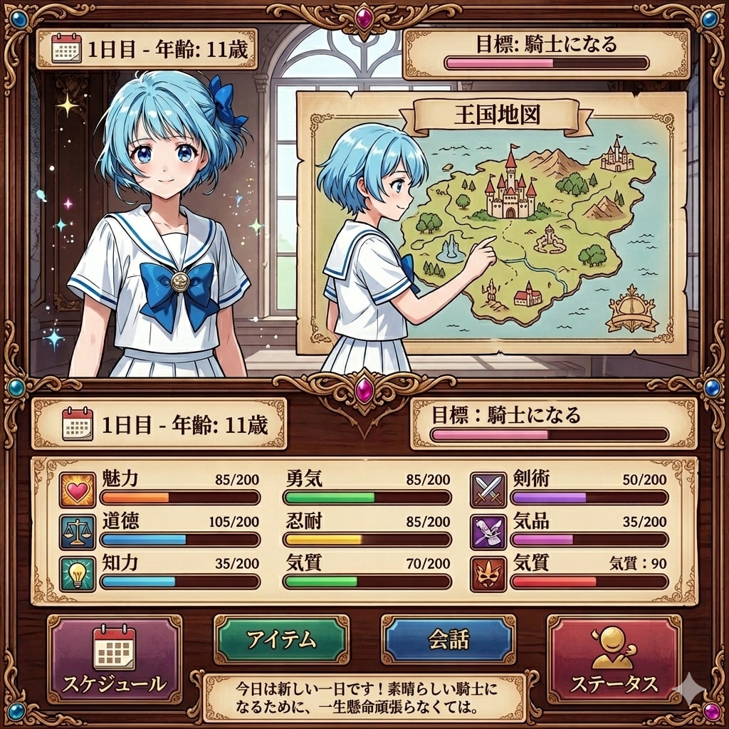 騎士養成学校育成ゲーム