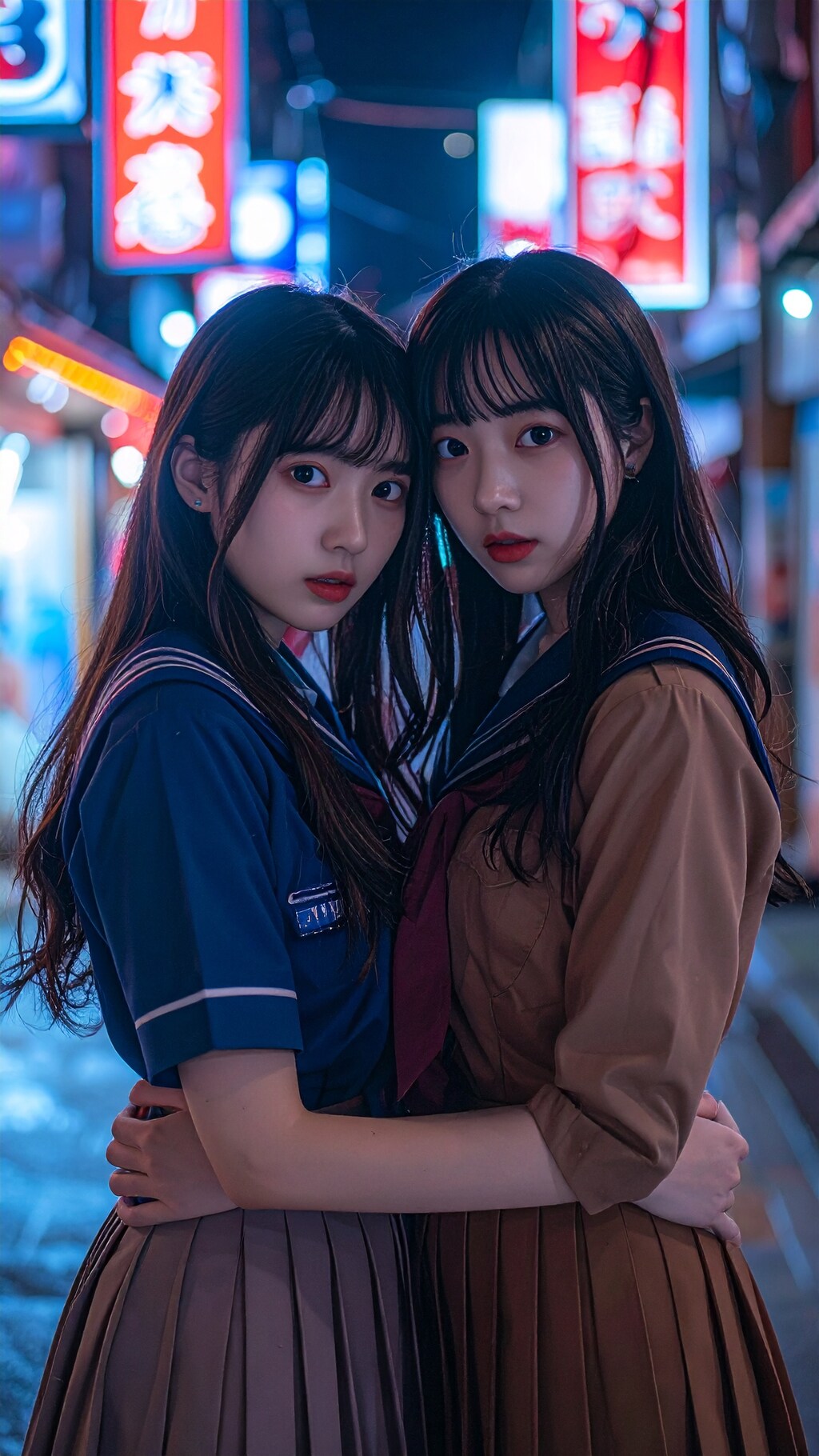 怪しむふたり