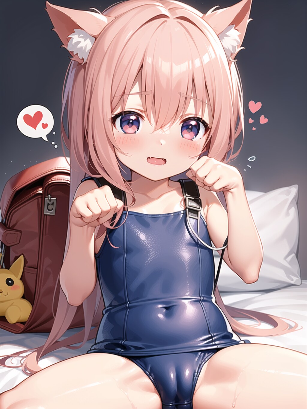 小悪魔系けもロリ水着