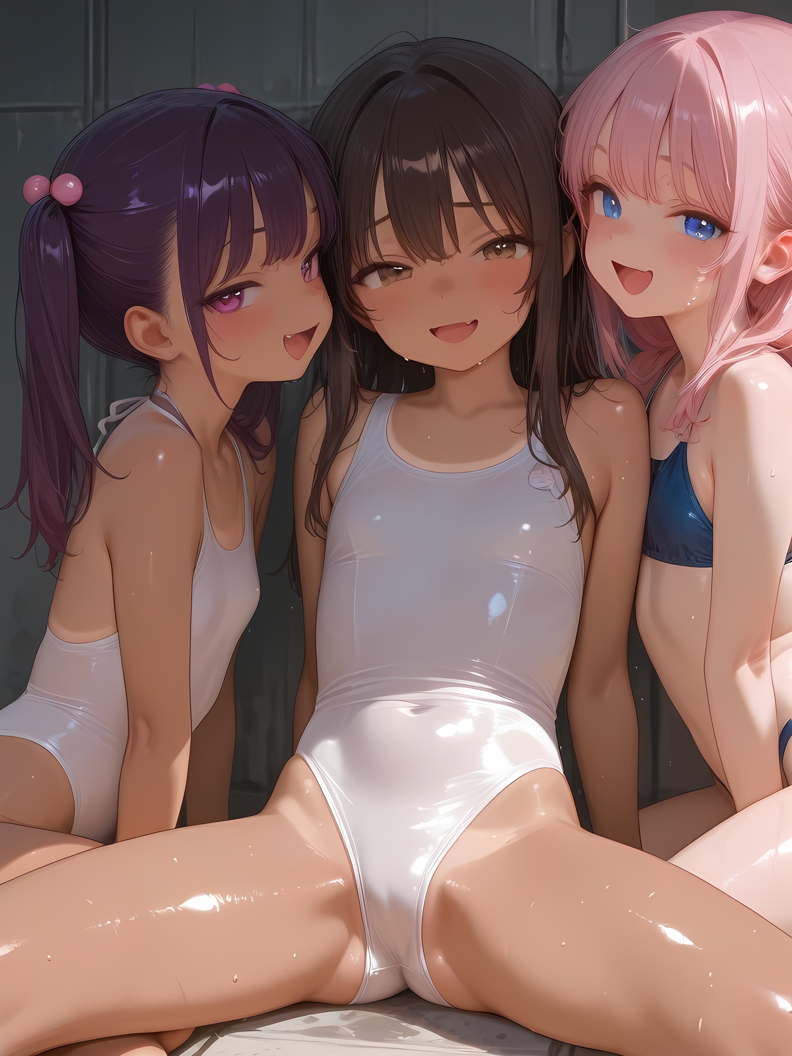 お試し白スク水…すj