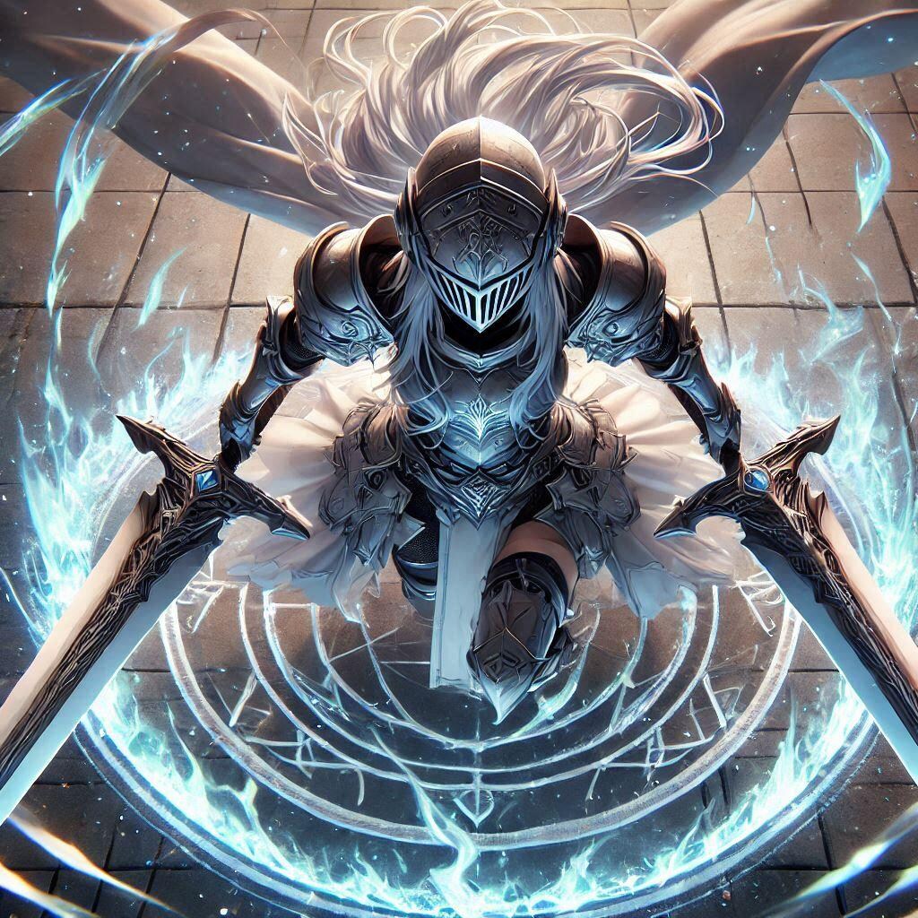 銀髪の女騎士５