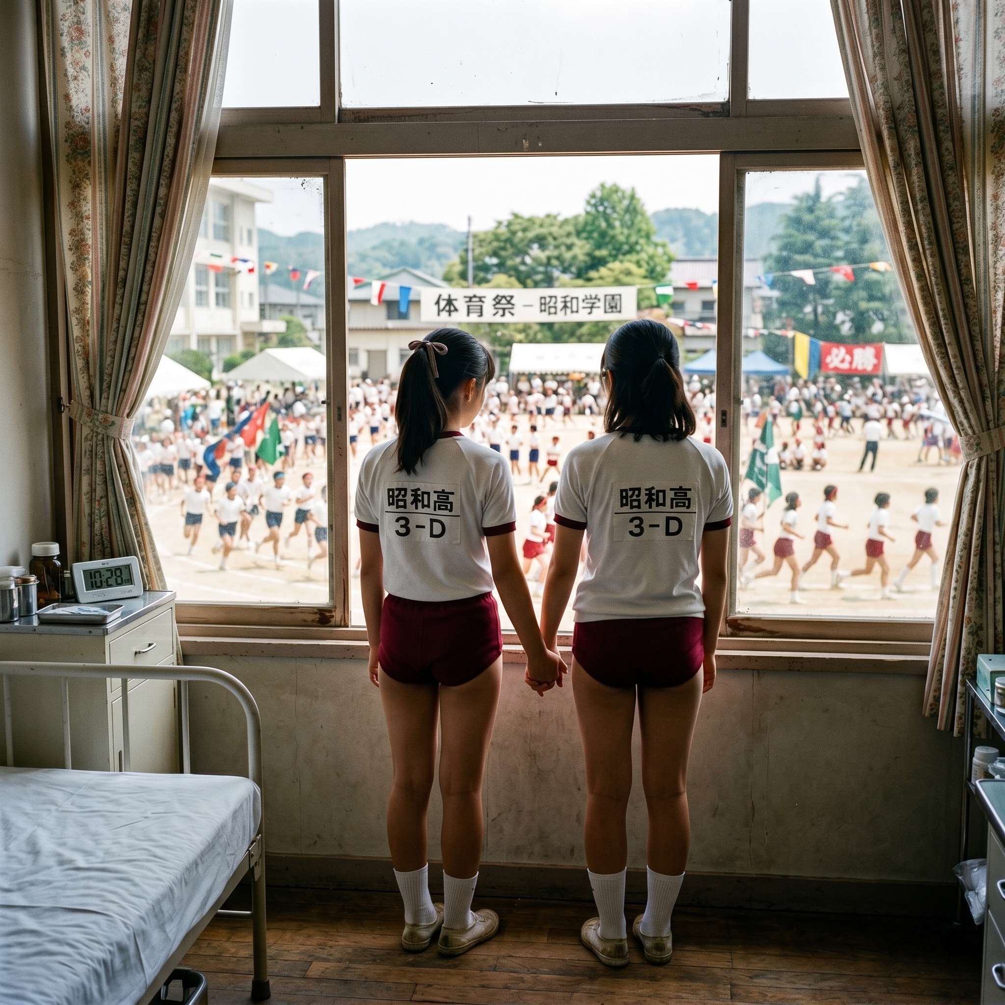 運動会の裏で