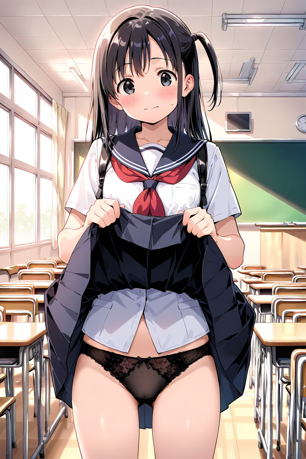 意外と大人っぽい下着の子