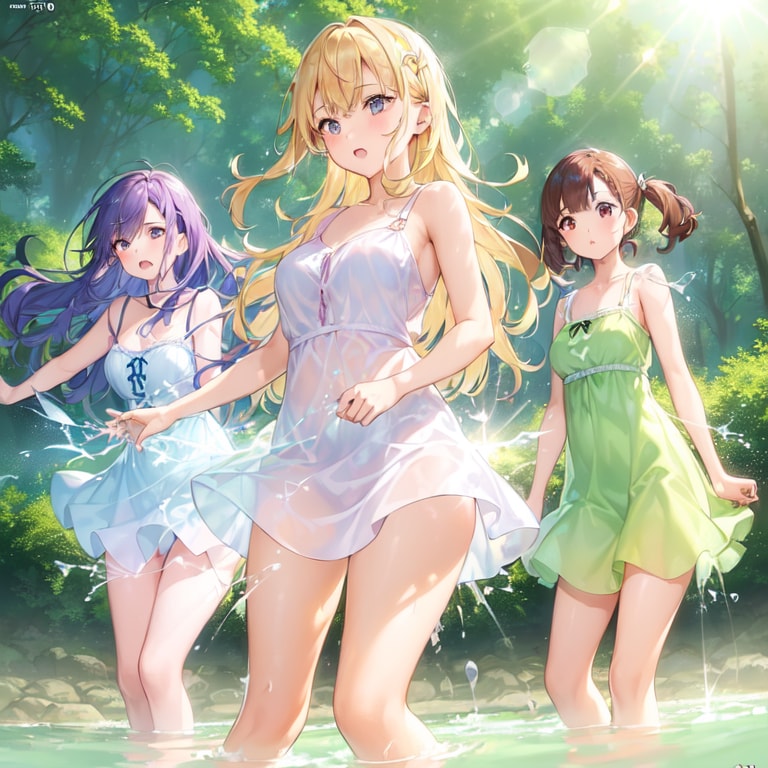 水遊び