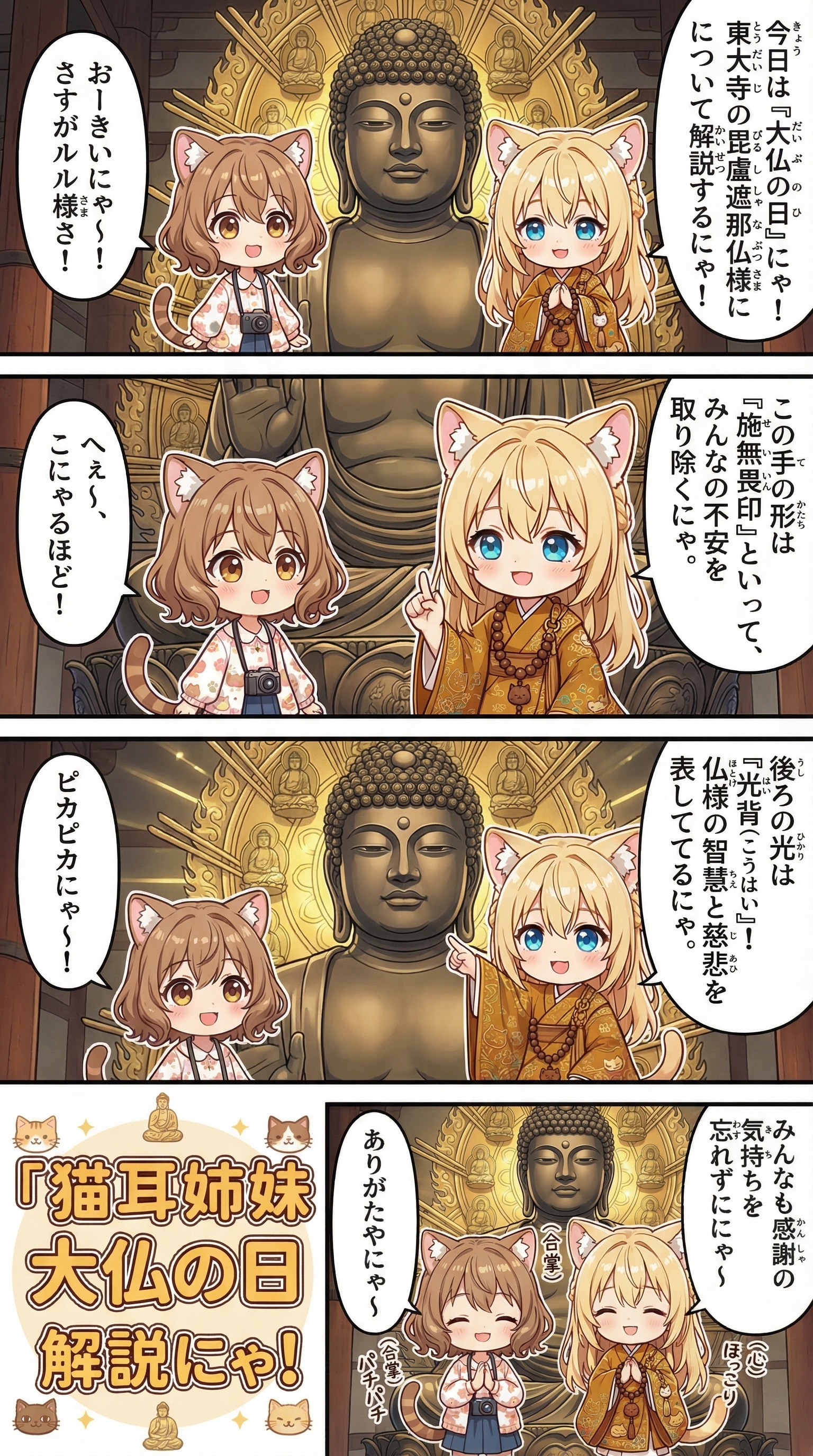 教えて、ルル先生！〜ミミでもわかる大仏解説〜 | の人気AIイラスト・グラビア