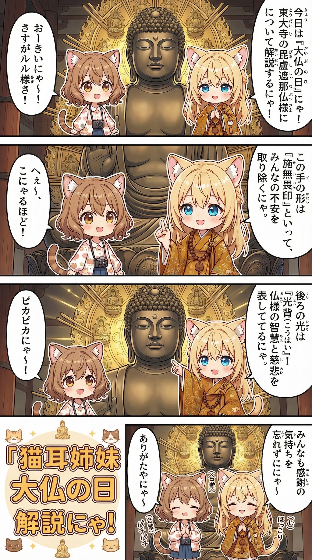 教えて、ルル先生！〜ミミでもわかる大仏解説〜