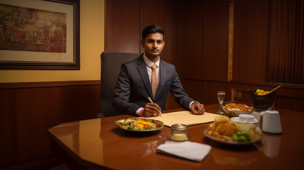 インドの企業の社長が連れて来た秘書