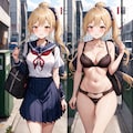 [Lora紹介]服の着脱を比較できるLora！ 4枚目