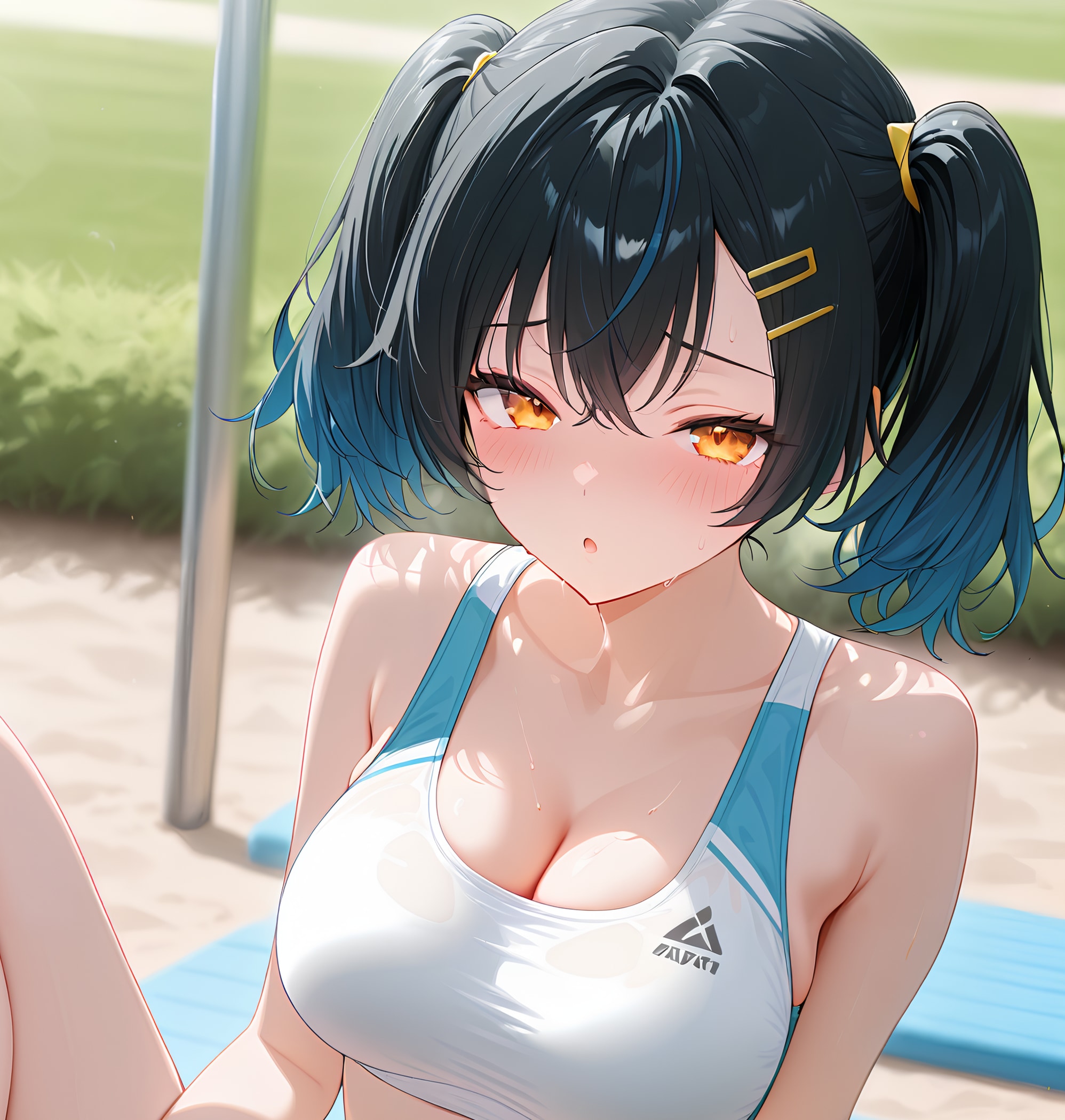 クールダウンのストレッチ