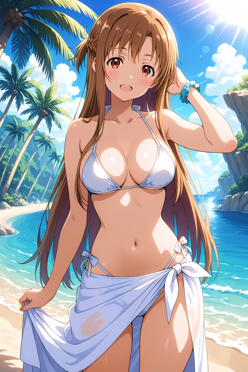 アスナと海デート